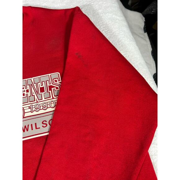 Vintage Roosevelt-Wilson Presidents Sweatshirt Red JERZEES Super Sweats USA Made - Picture 4 of 10